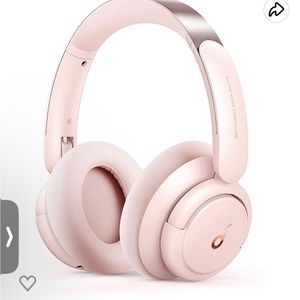 SOUNDCORE PINK BLUETOOTH HEADPHONES